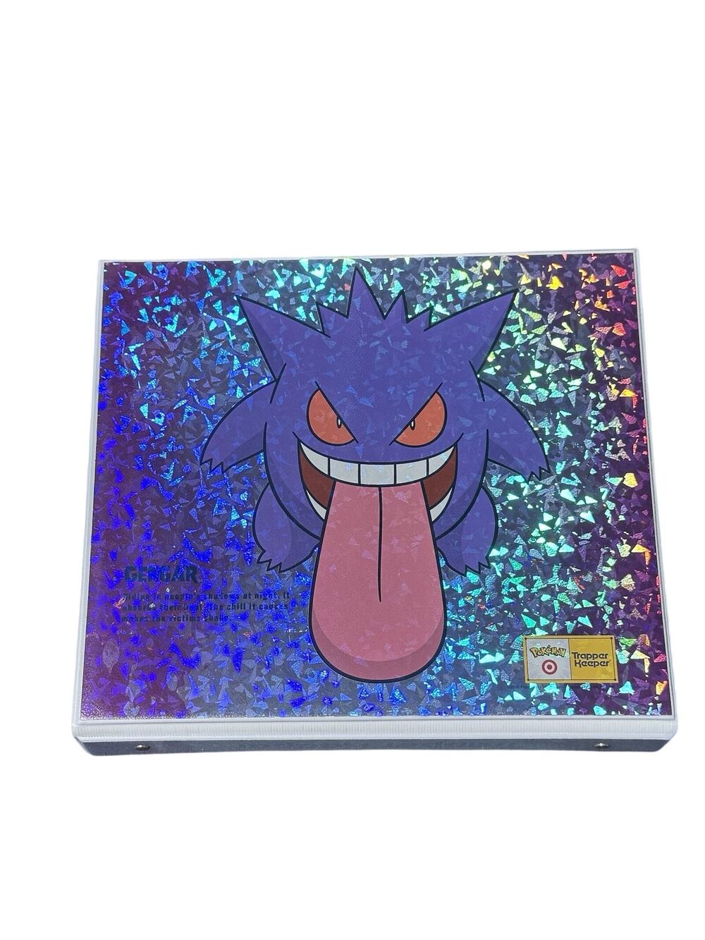 Pokemon x Target Holographic Gengar Trapper Keeper Binder